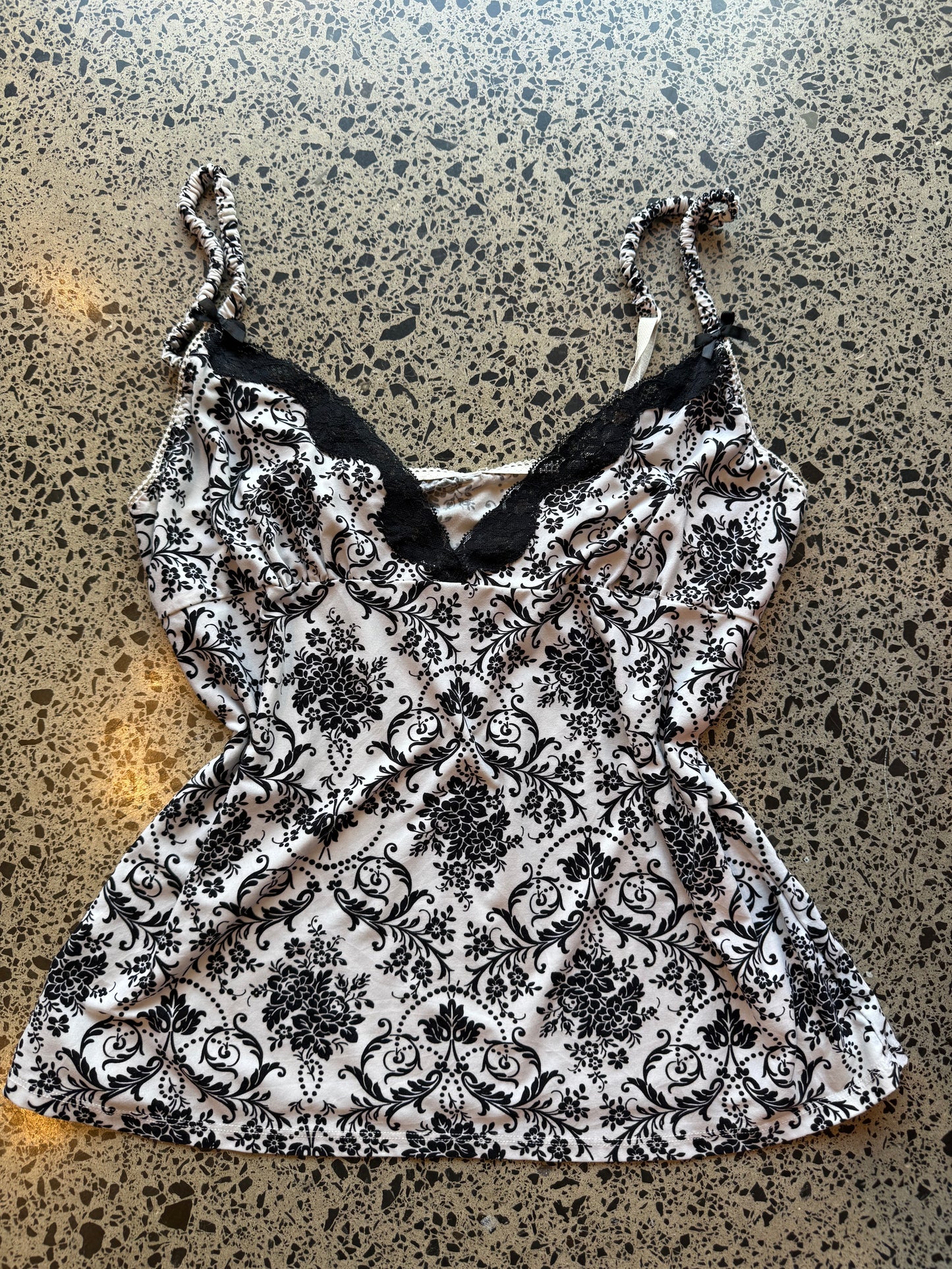 Floral Flowy Cami Top - M