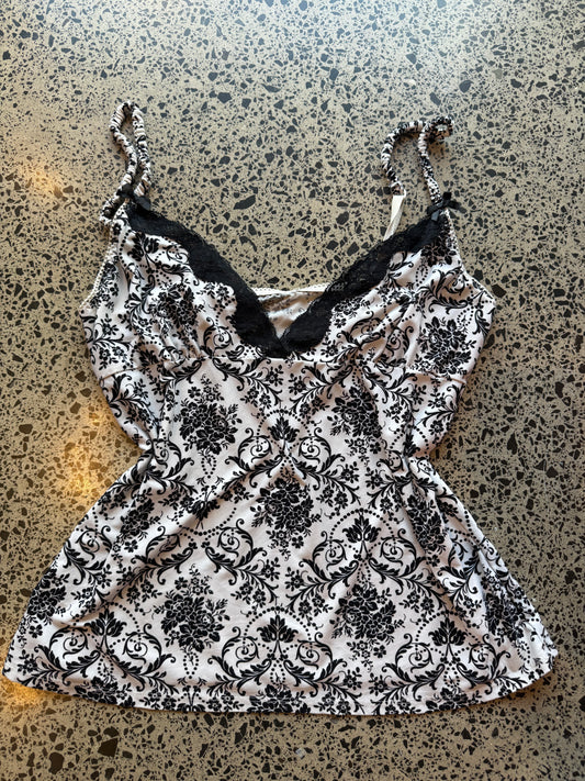 Floral Flowy Cami Top - M