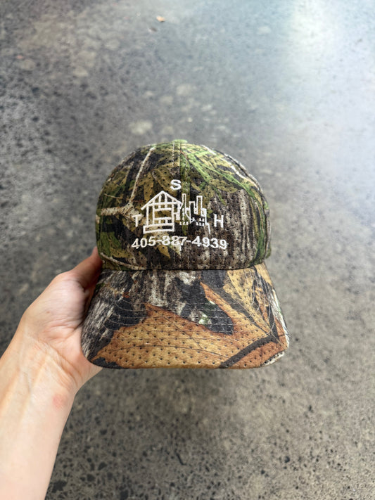 Embroidered Real Tree Camo Cap