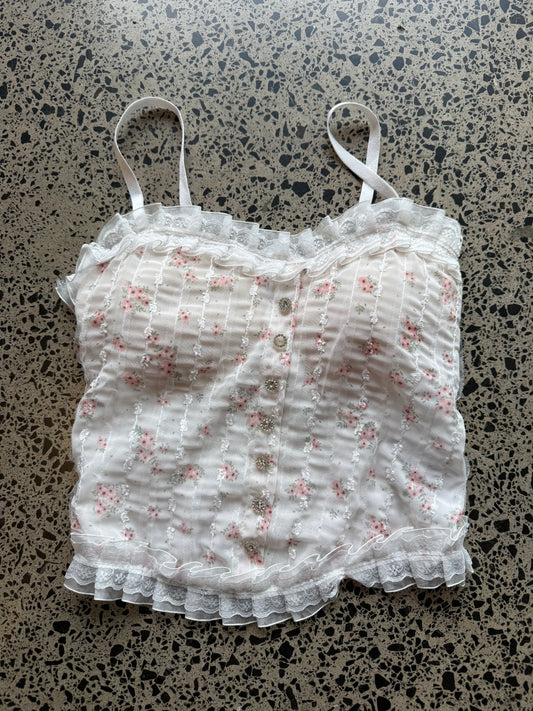 Floral Fairy Top - S