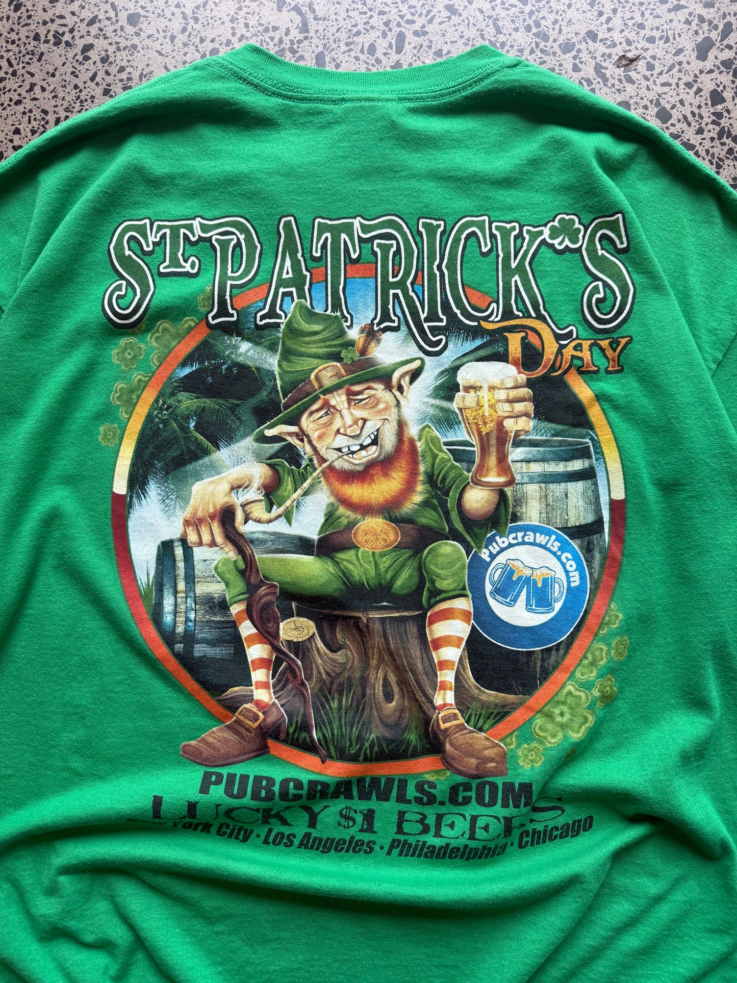 St. Patricks Leprechaun Graphic Tee - XL