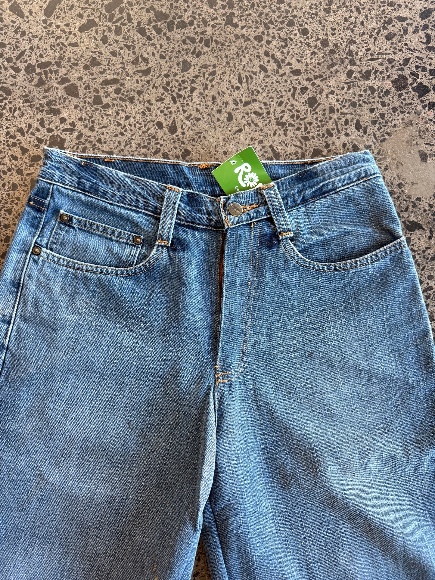 Mid Blue Carhartt Denim Jeans - 28W x 26L Mens OR 6/8 Womens