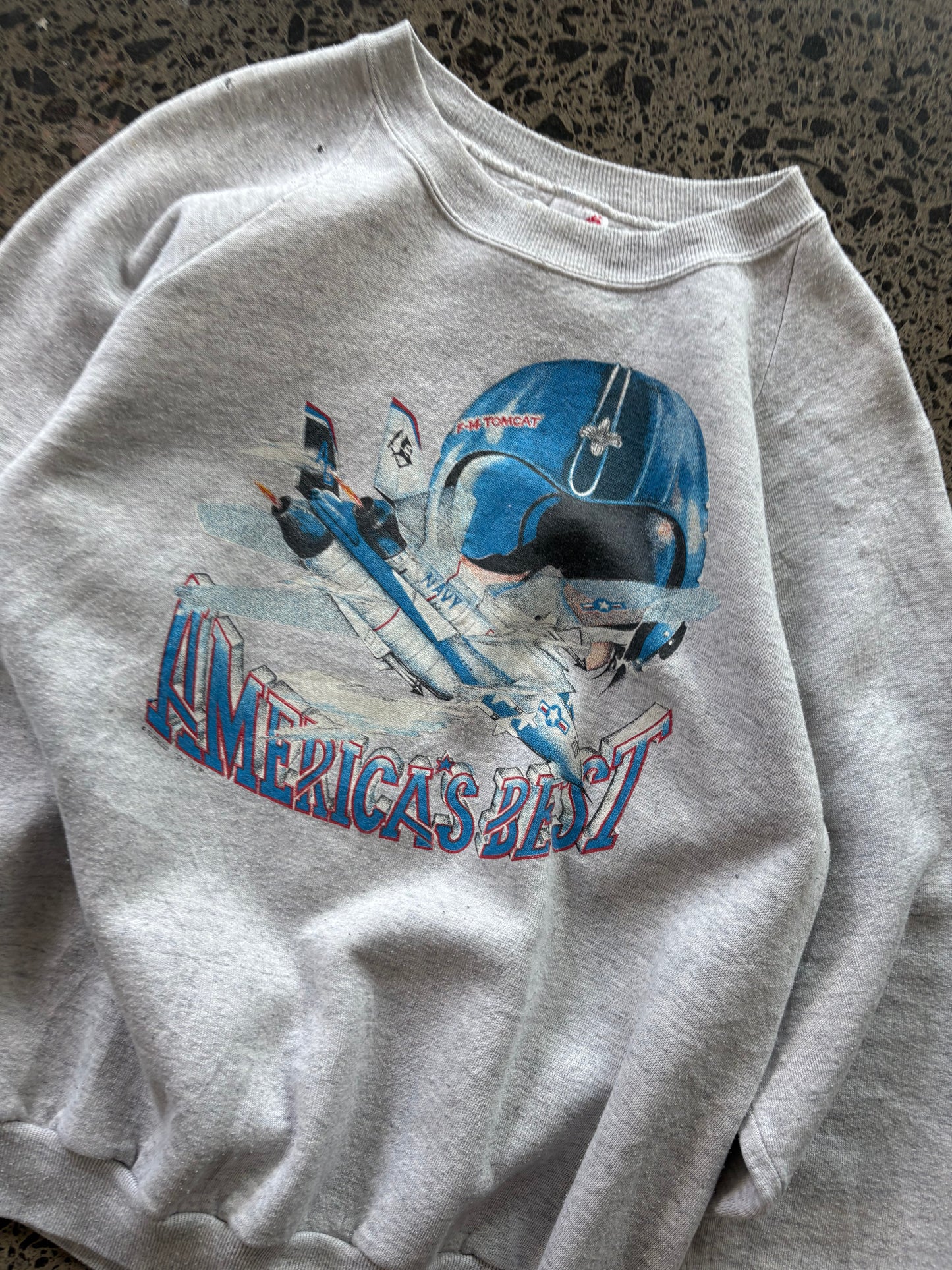 'Americas Best' Graphic Crewneck - L