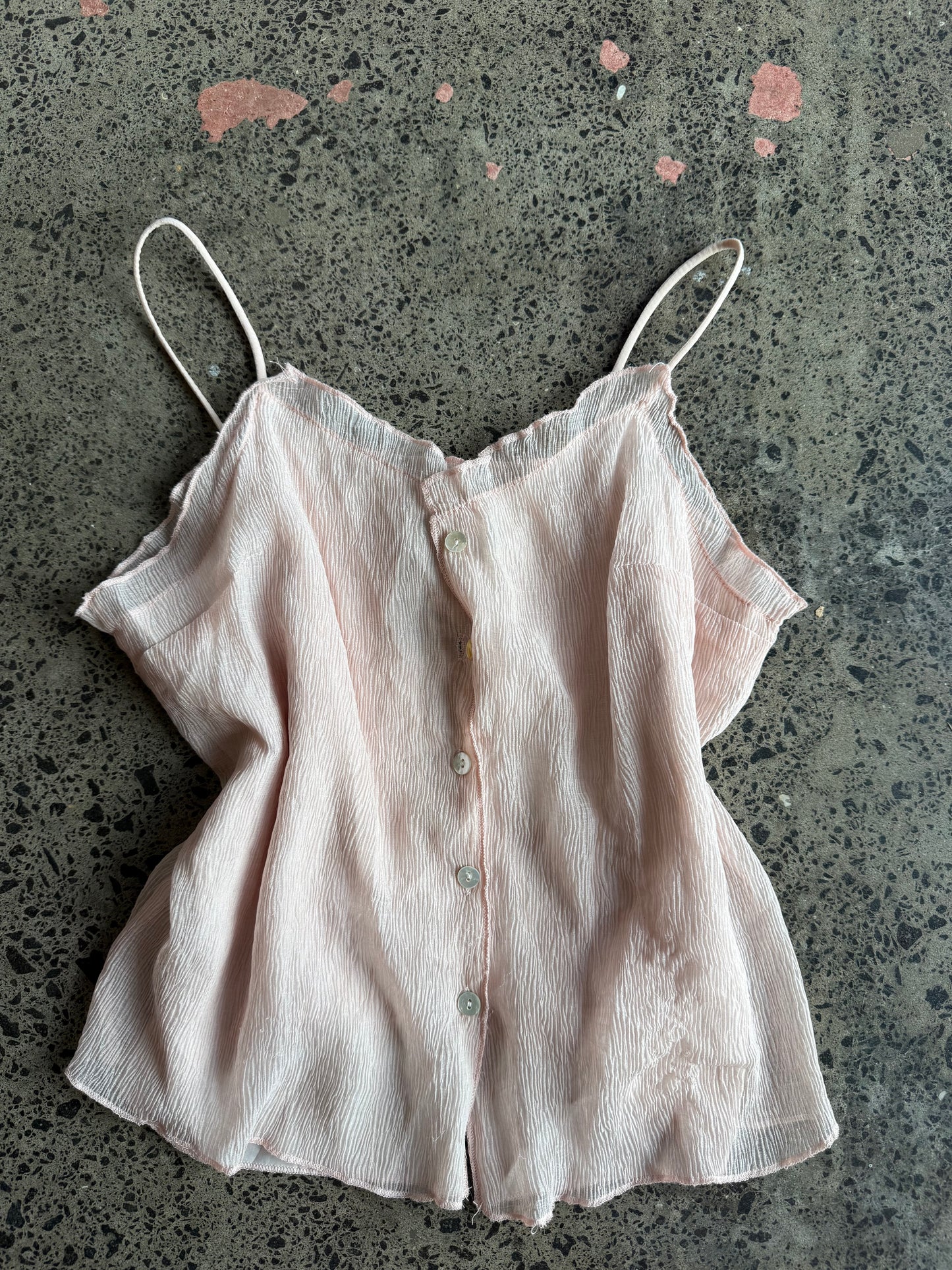 Cute Button Up Cami - S/M