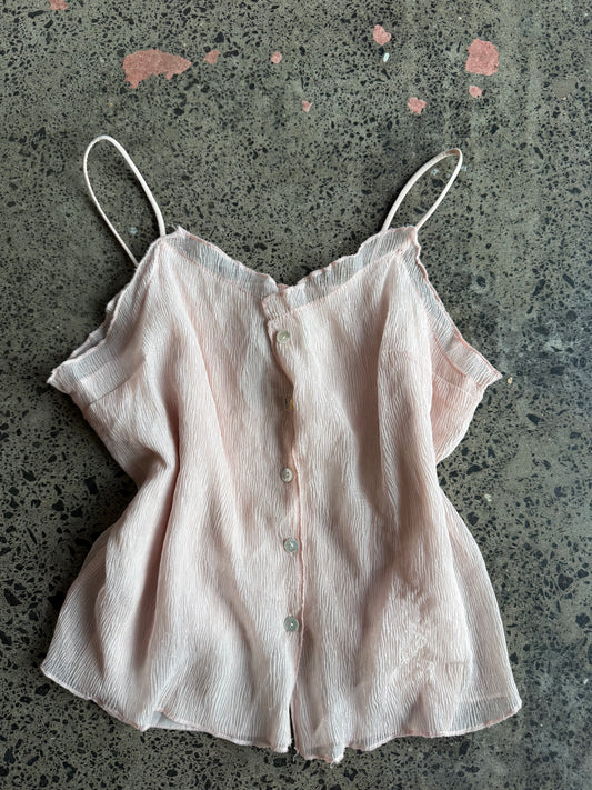 Cute Button Up Cami - S/M