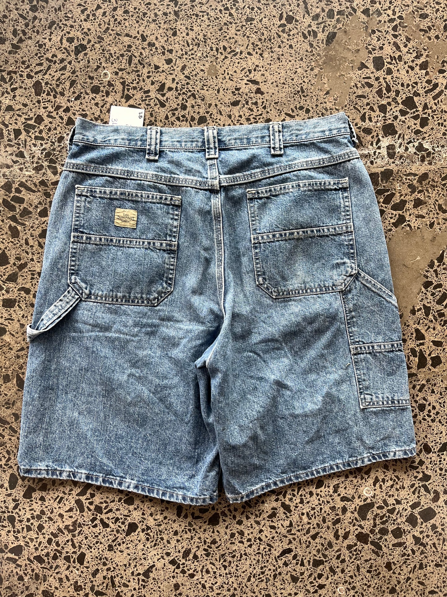 Stone Blue Wash Lee Jorts - 34W