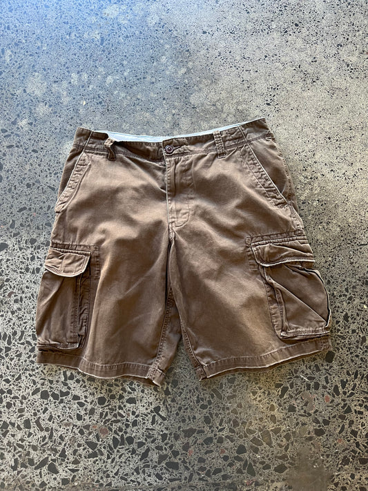 Brown Cargo Shorts - 36W