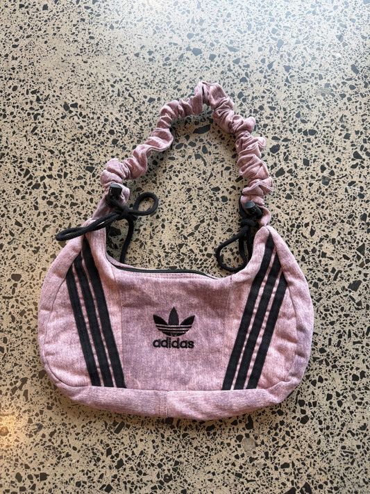 Purple Acid Wash Adidas Rework Shoulder Bag