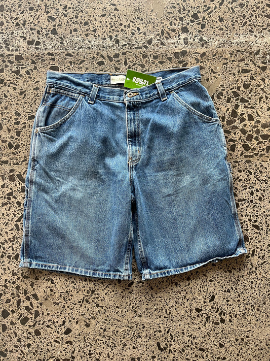 Hazy Blue Denim Carpenter Jorts - 36W