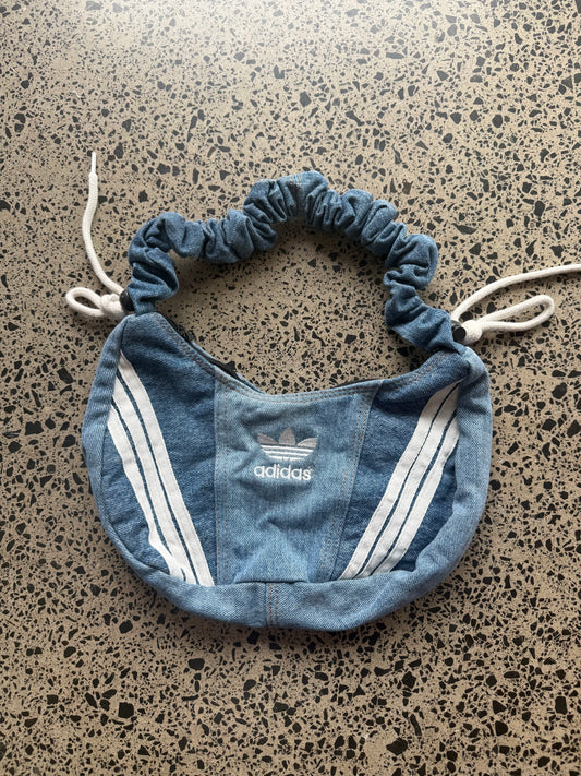 Blue Denim Adidas Rework Shoulder Bag