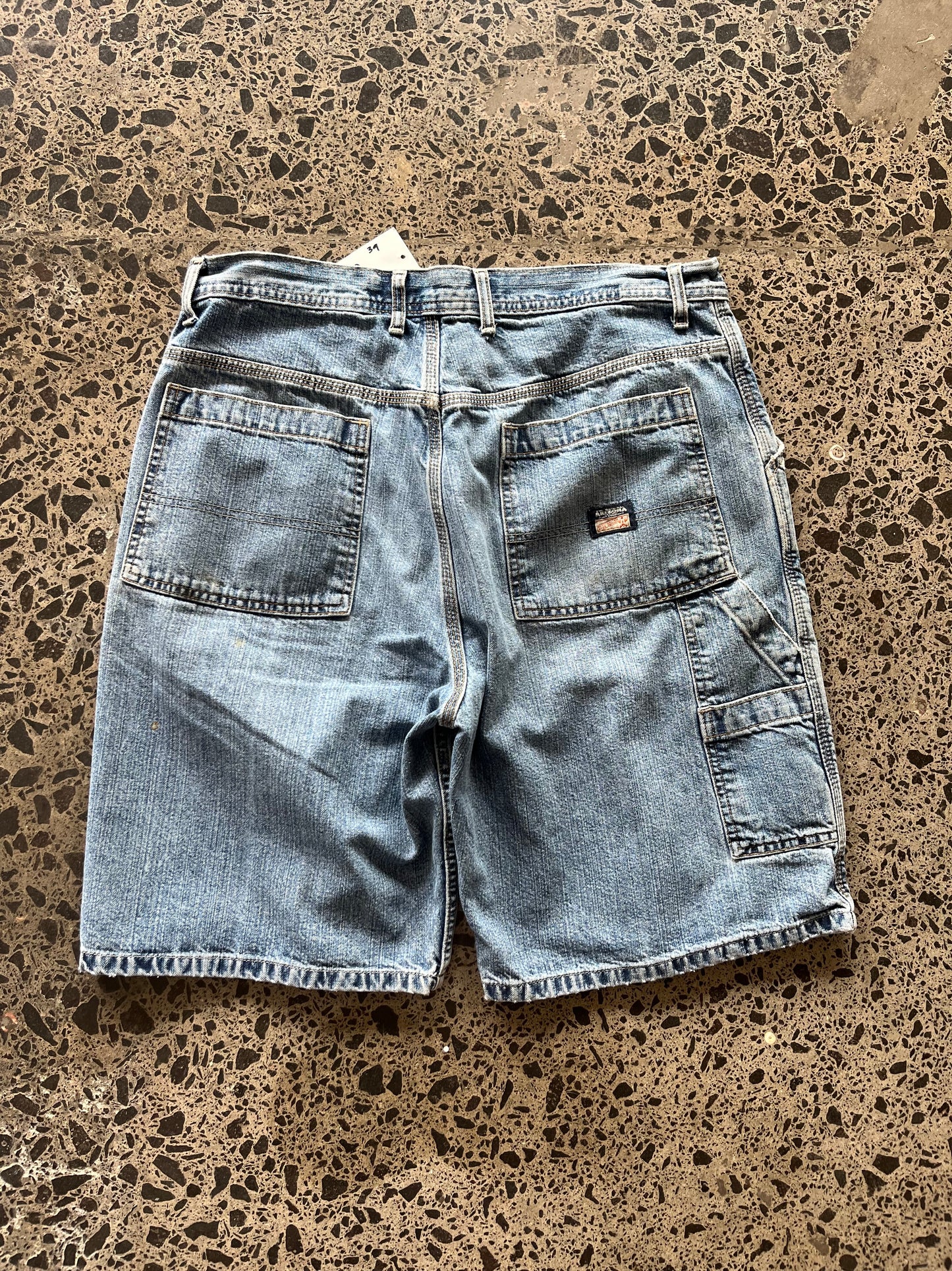 Stone Wash Carpenter Jorts - 34W