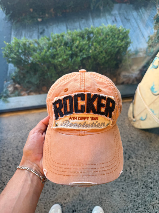 Faded Orange Rocker Resolution Cap