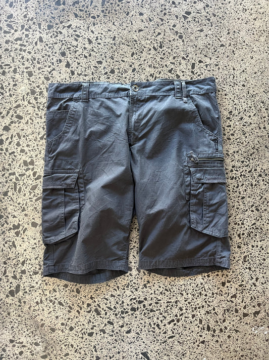 Grey/Blue Cargo Shorts - 40W