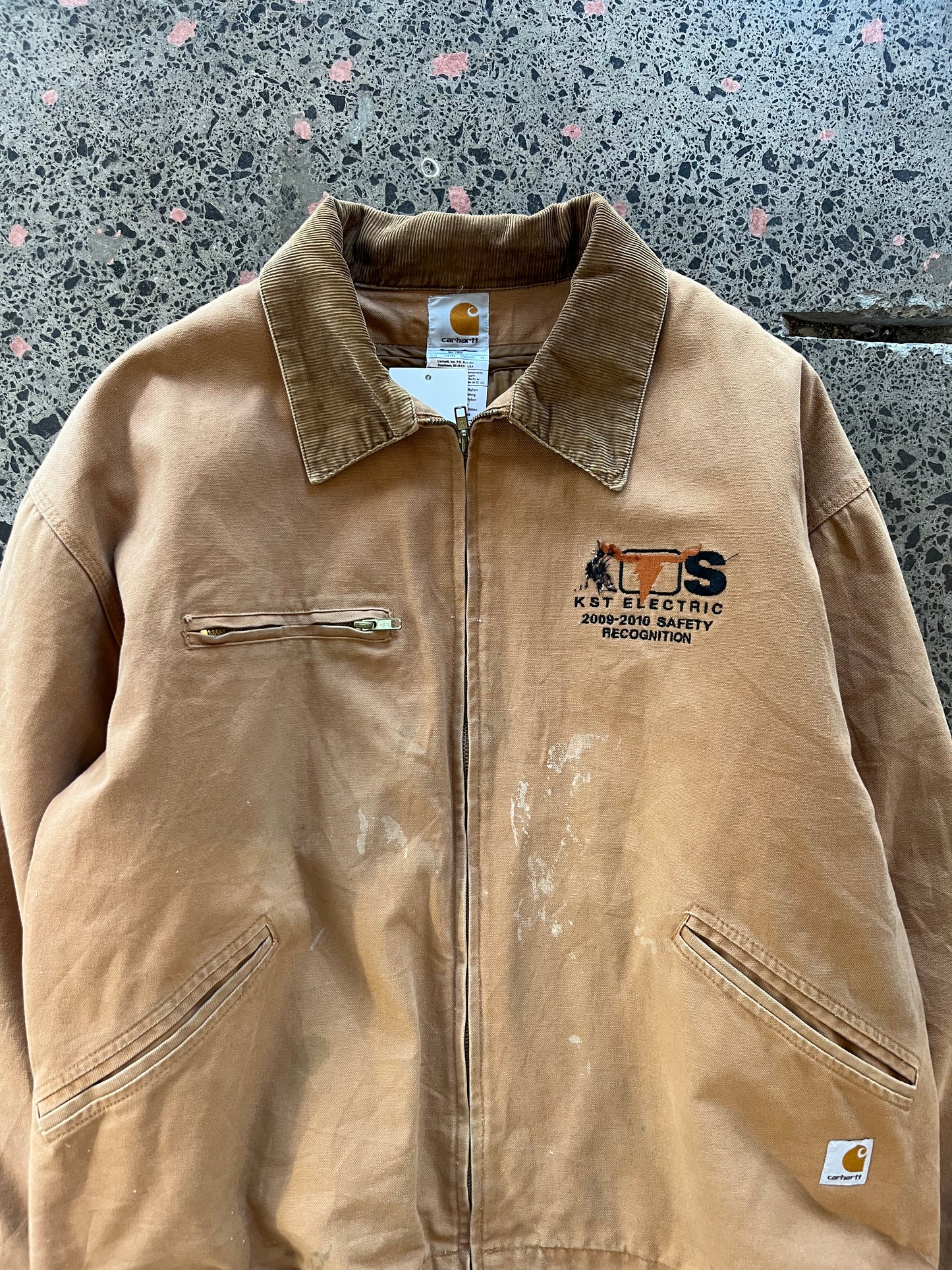 Tan Carhartt Collared Jacket - Large