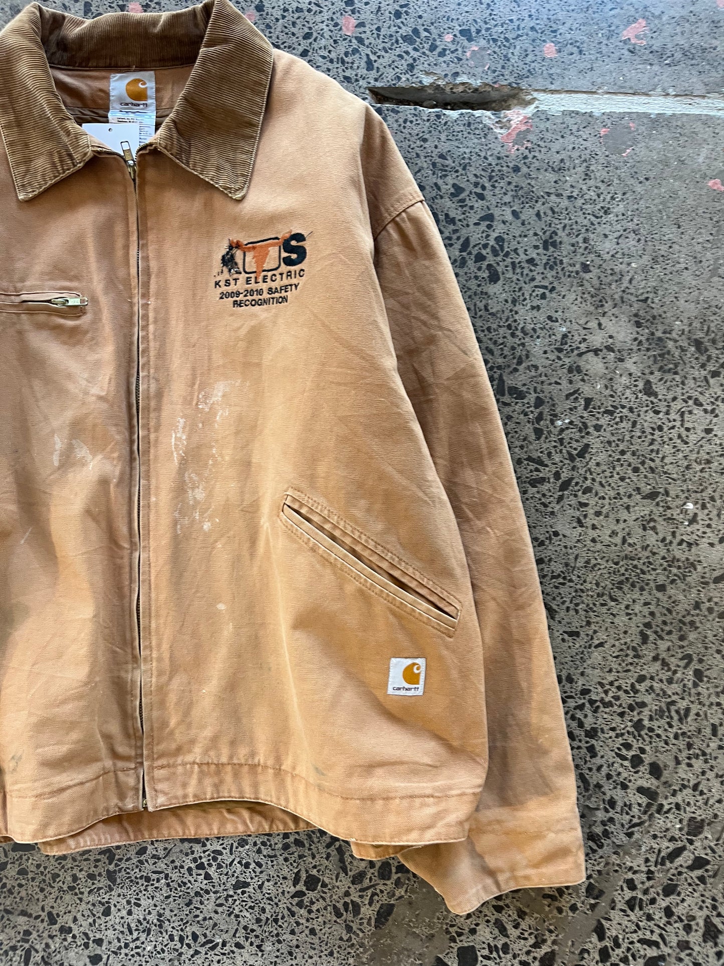 Tan Carhartt Collared Jacket - Large