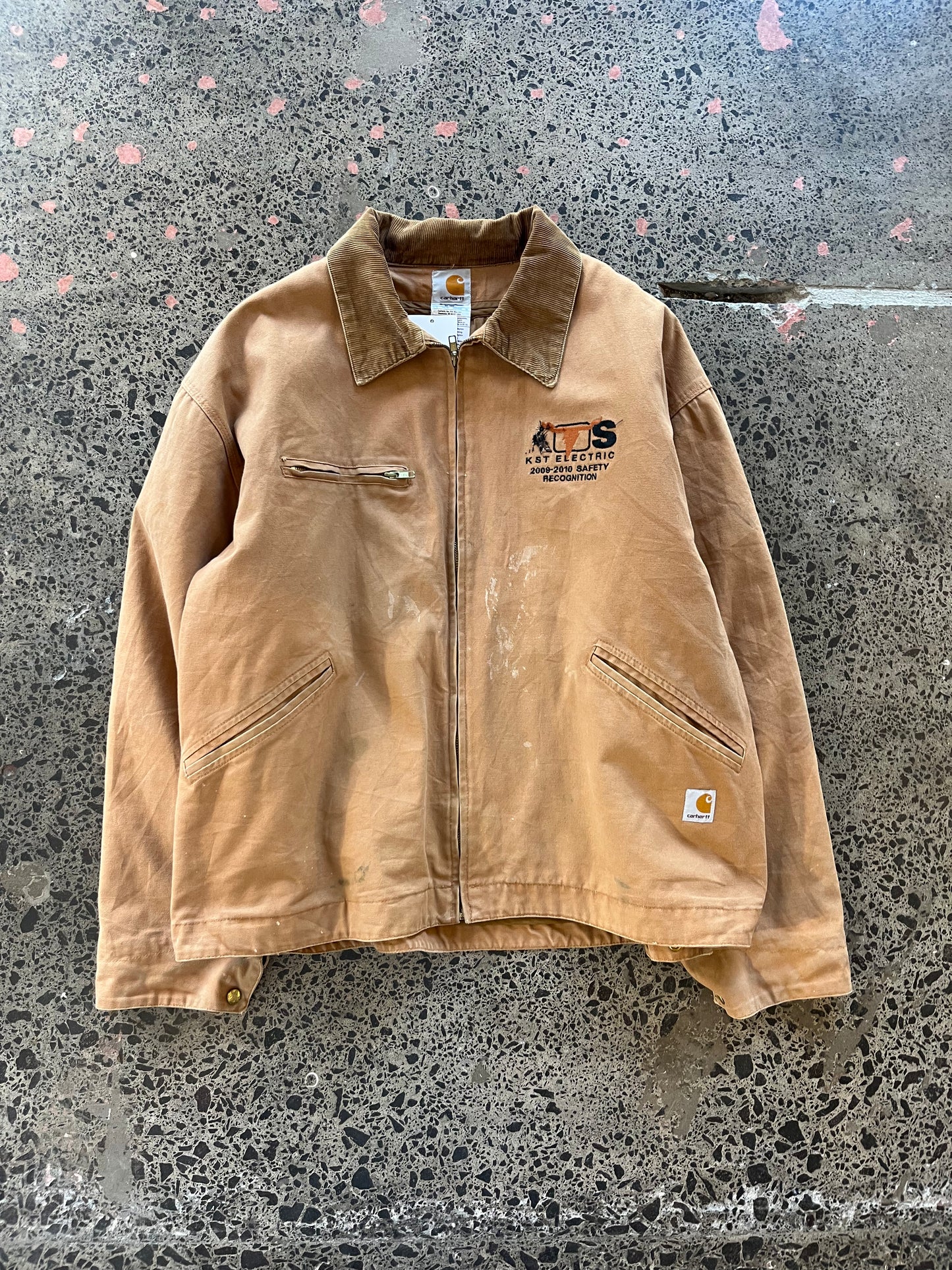 Tan Carhartt Collared Jacket - Large