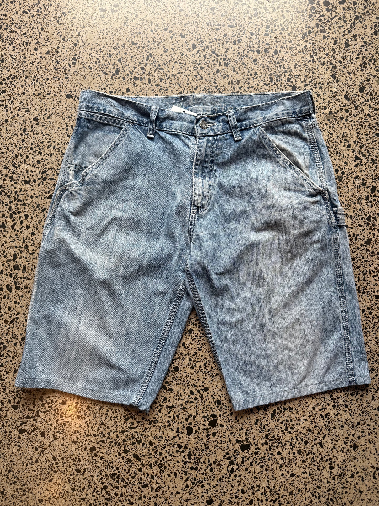 Light Blue Denim Jorts - 34W