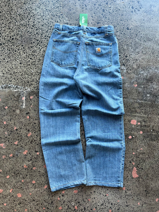 Light Blue Baggy Carhartt Jeans 32W x 28L