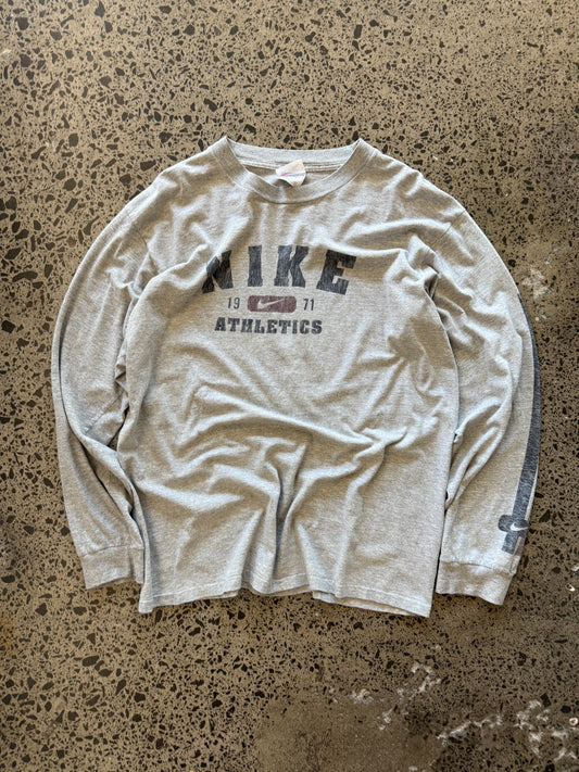 90's Nike Long-Sleeve T-shirt - M