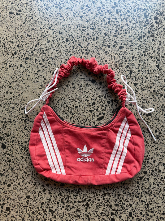 Pink Adidas Rework Scrunchy Shoulder Bag