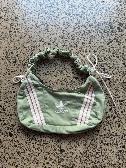 Green Adidas Rework Scrunchy Shoulder Bag