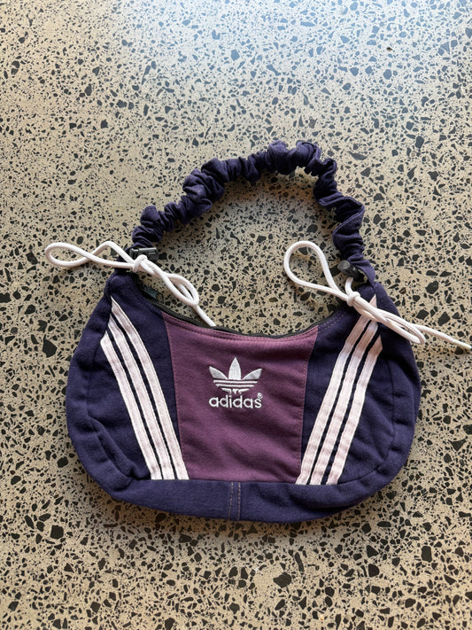 Purple Adidas Rework Scrunchy Shoulder Bag