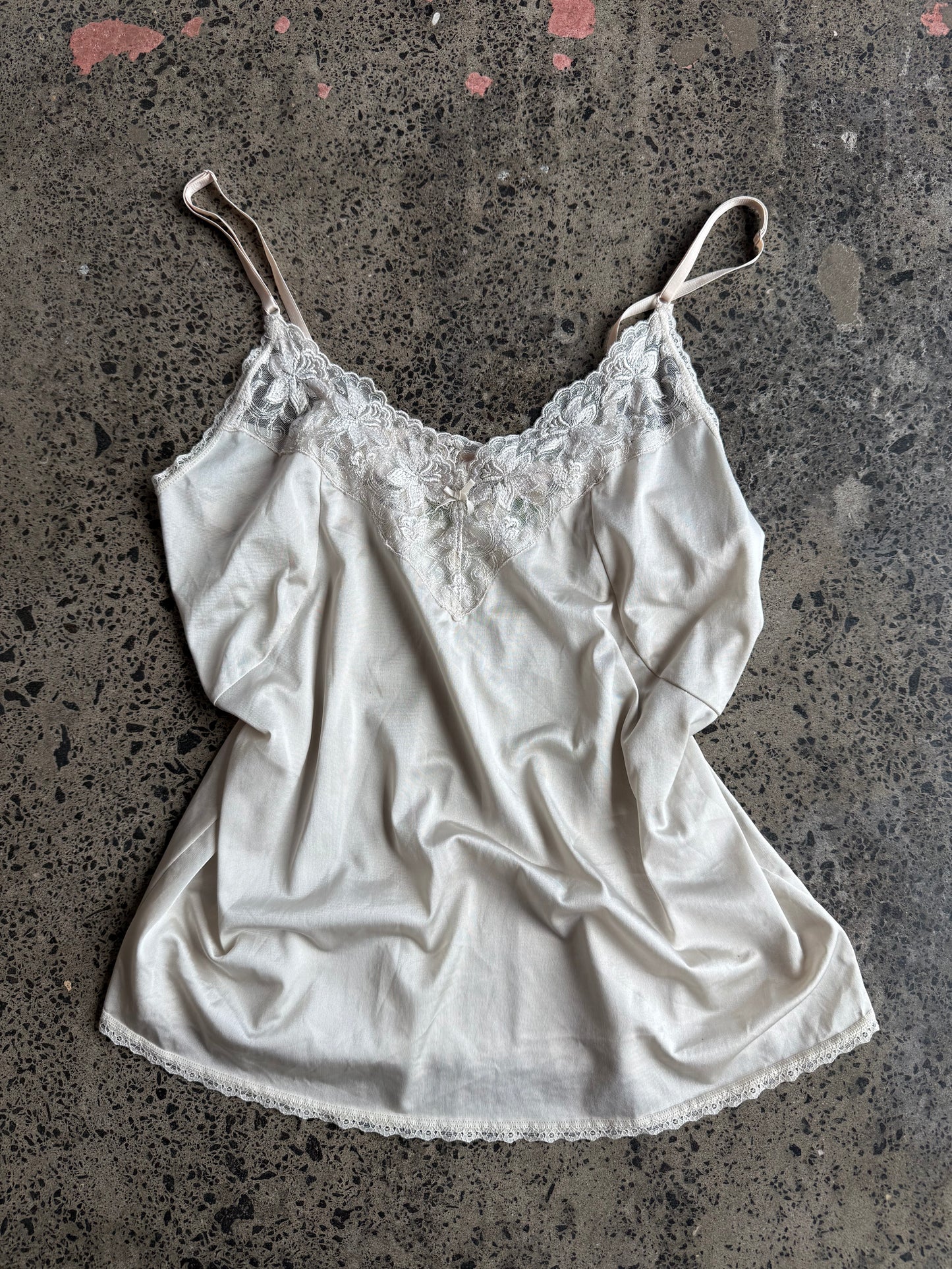 Beige Silky Cami - M