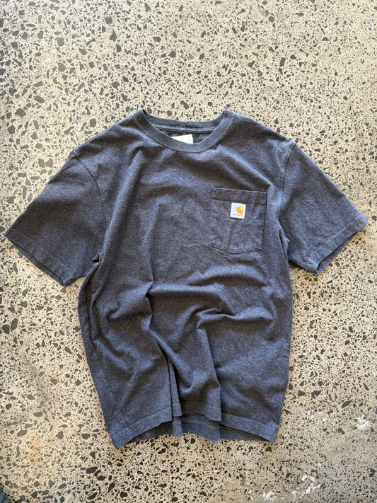 Dark Grey Carhartt Pocket T-shirt - XL