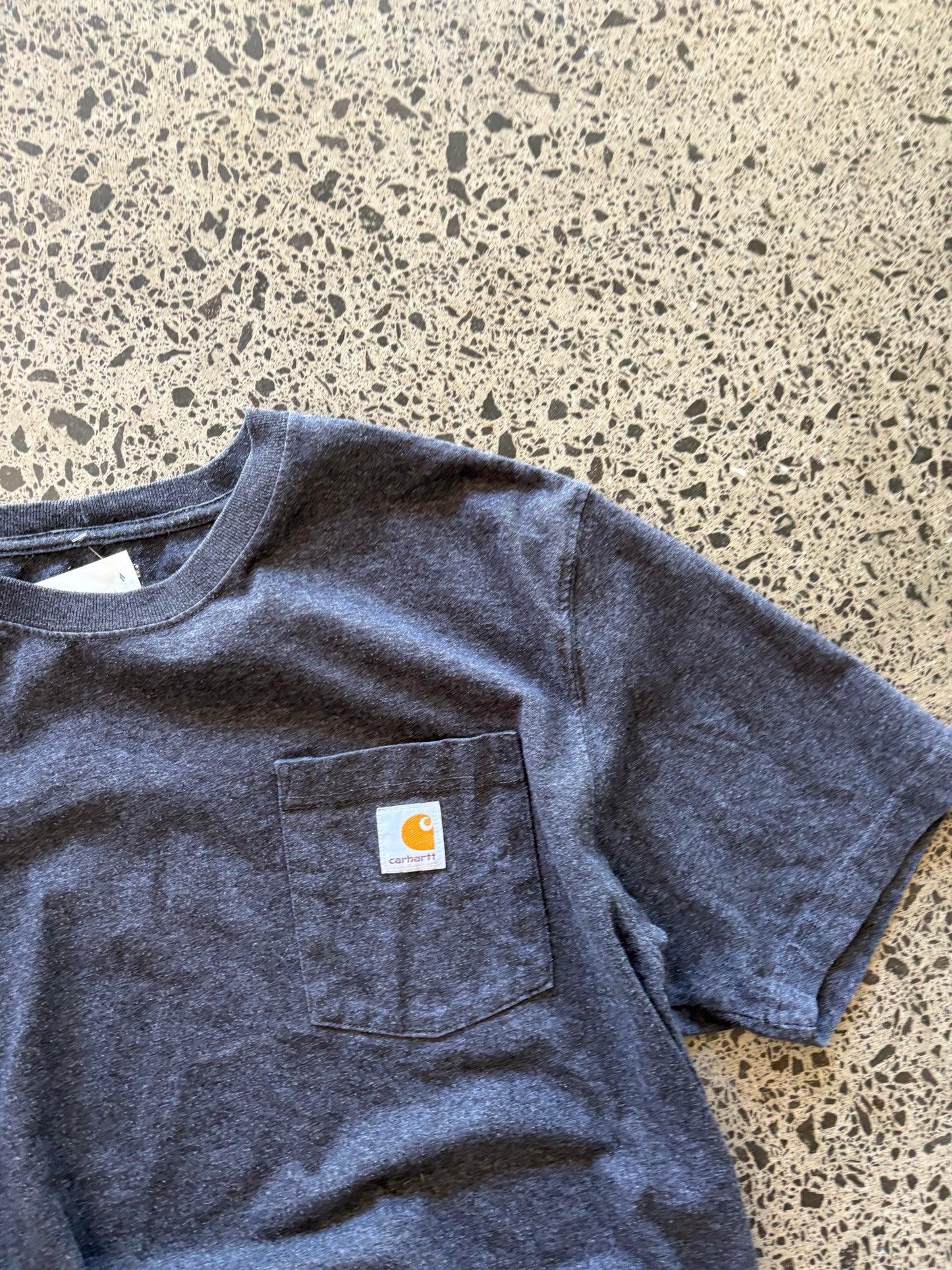 Dark Grey Carhartt Pocket T-shirt - XL