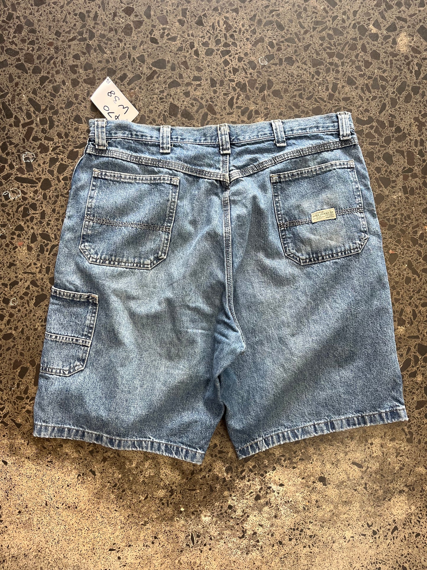 Wrangler Light Blue Denim Jorts - 38W