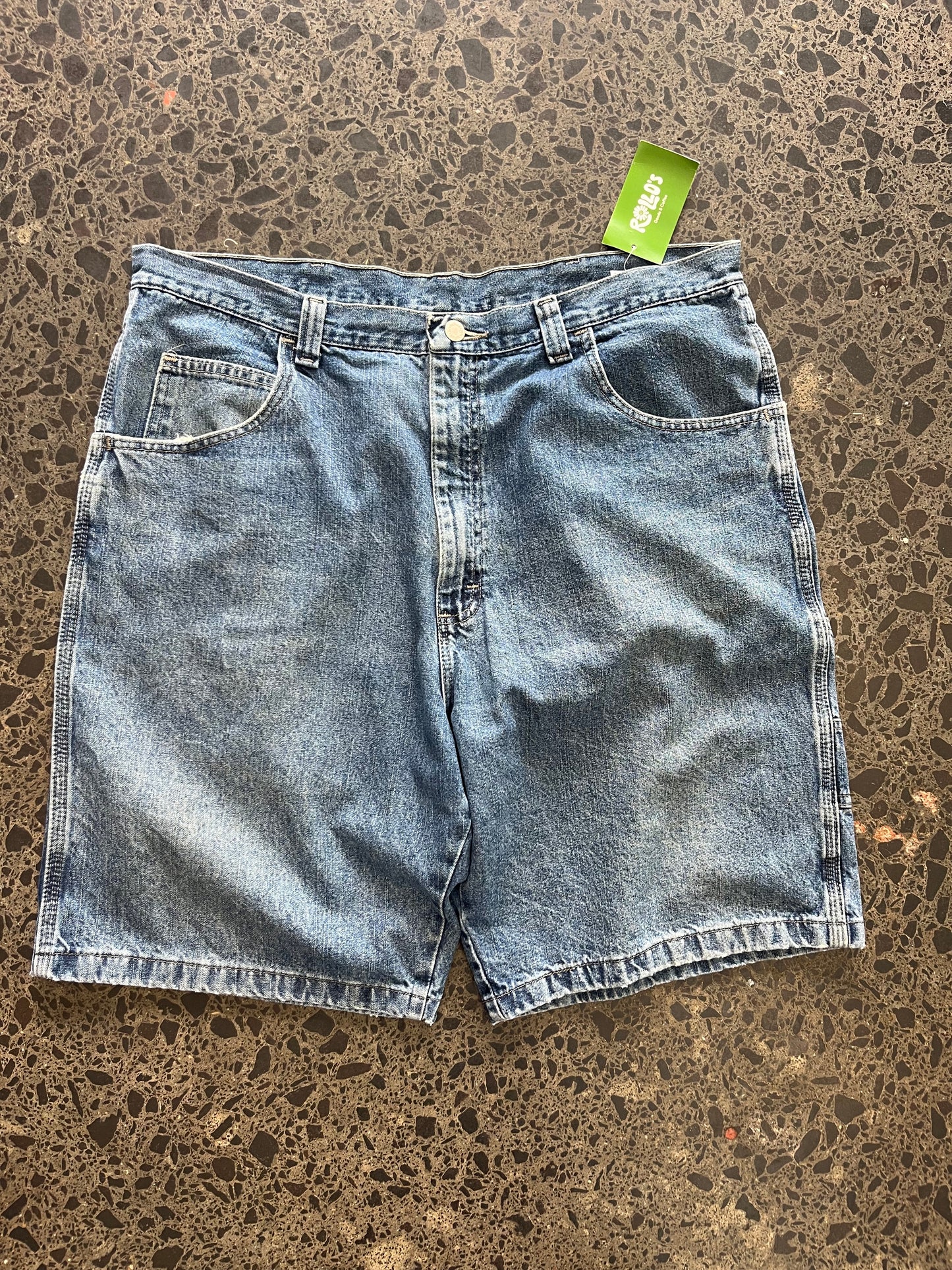 Wrangler Light Blue Denim Jorts - 38W