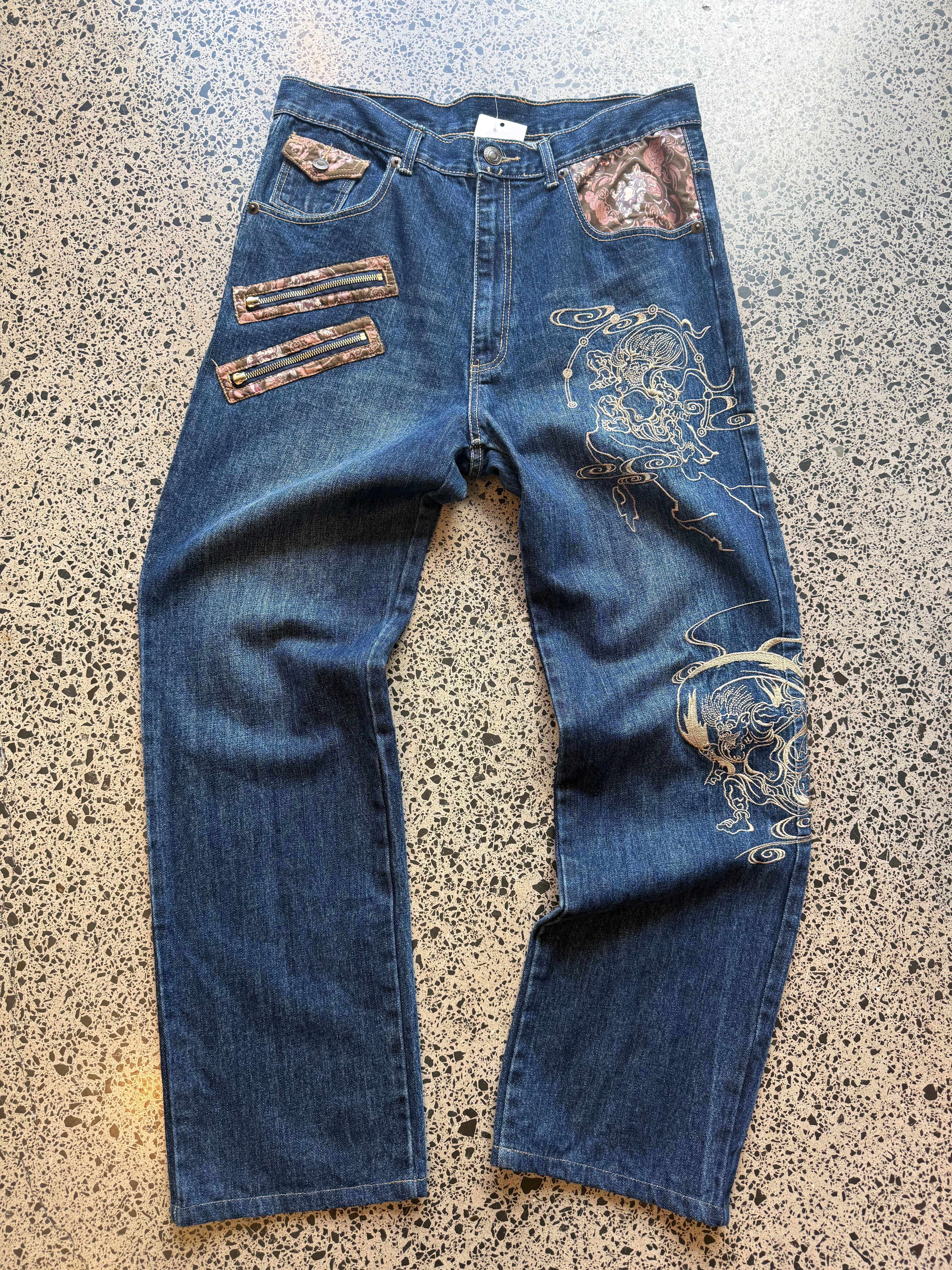 Japanese & Y2K Denim Jeans – Rollos'