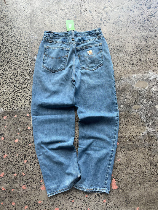 Mid wash Baggy Carhartt Denim Jeans 32W x 28L