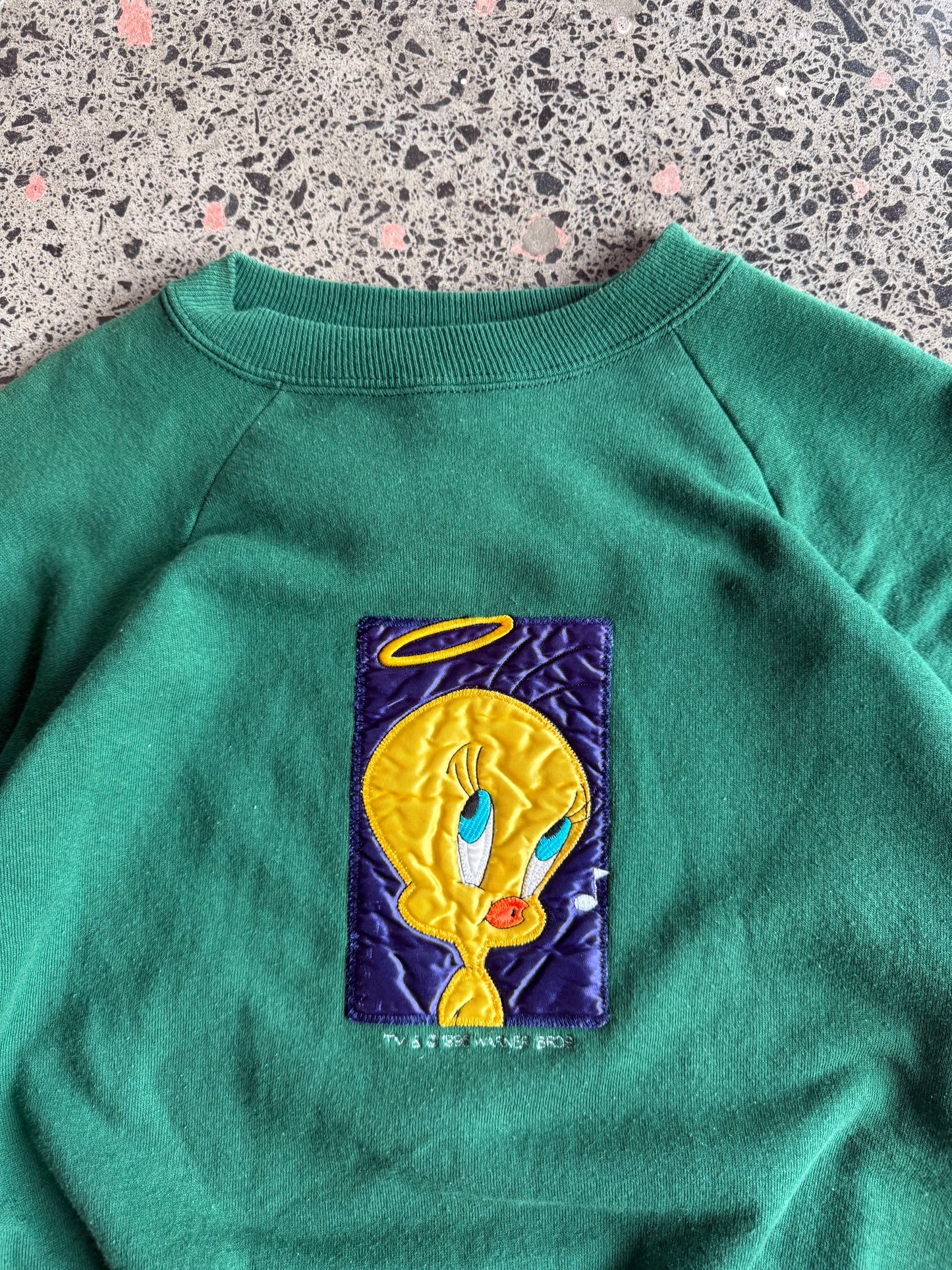 1995 Tweedie Embroidered Crewneck - Large