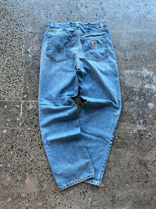 Mid Wash Baggy Carhartt Jeans 32W x 28L