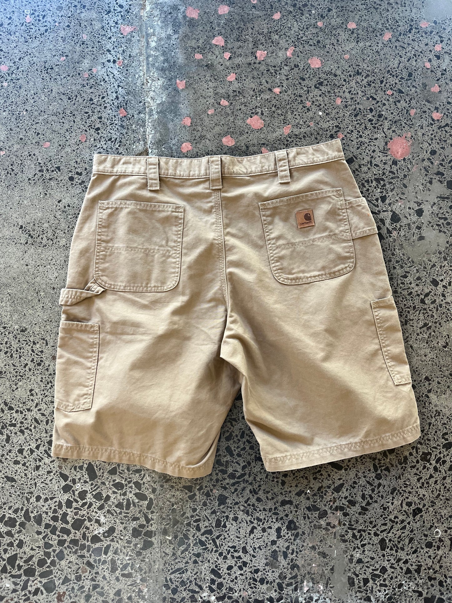 Tan Carhartt Cargo Shorts - 36W