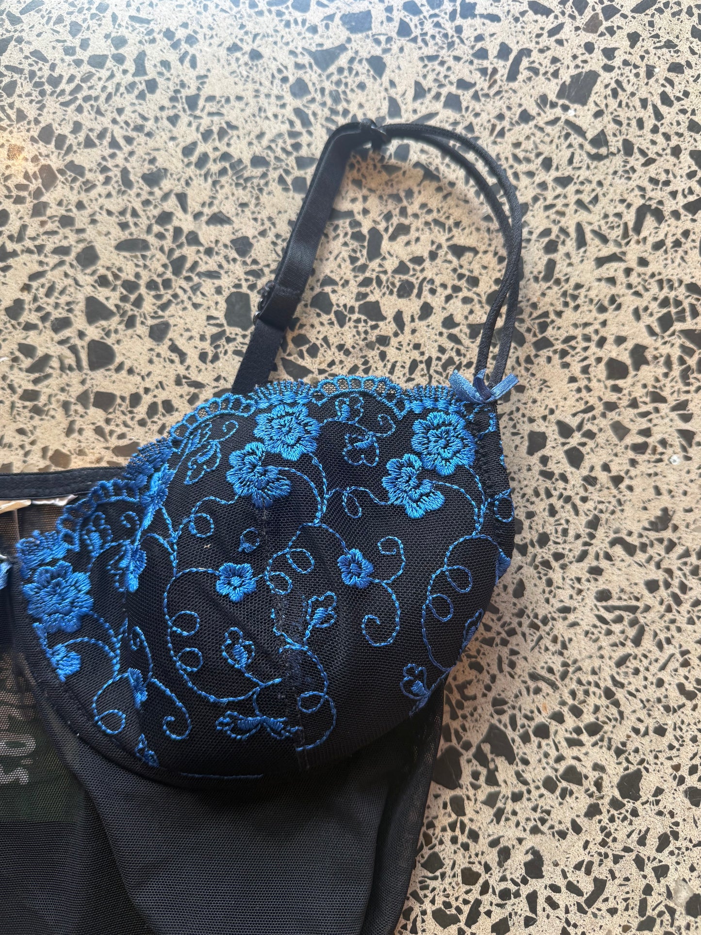 Black & Blue Cami - S