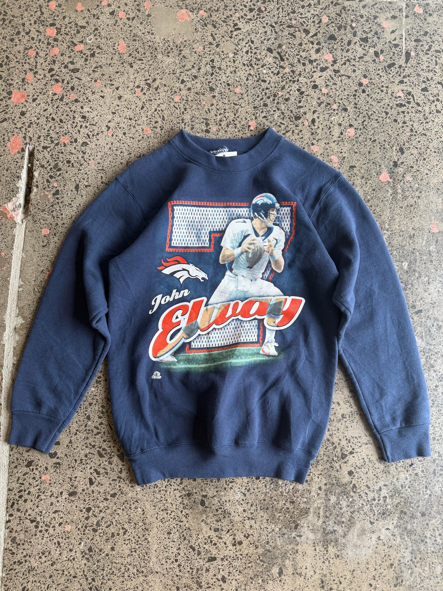 90's Denver Brocos 'John Elway' Crewneck - S/M