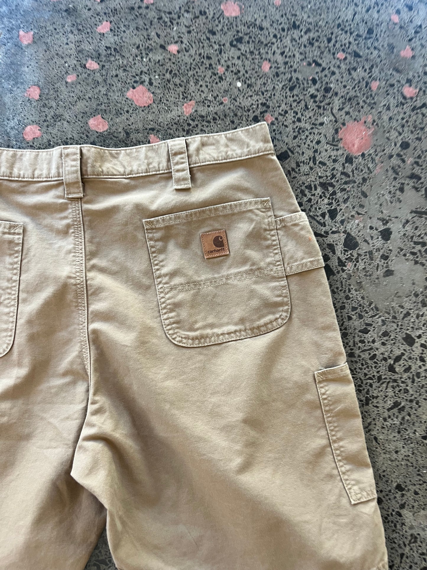 Tan Carhartt Cargo Shorts - 36W