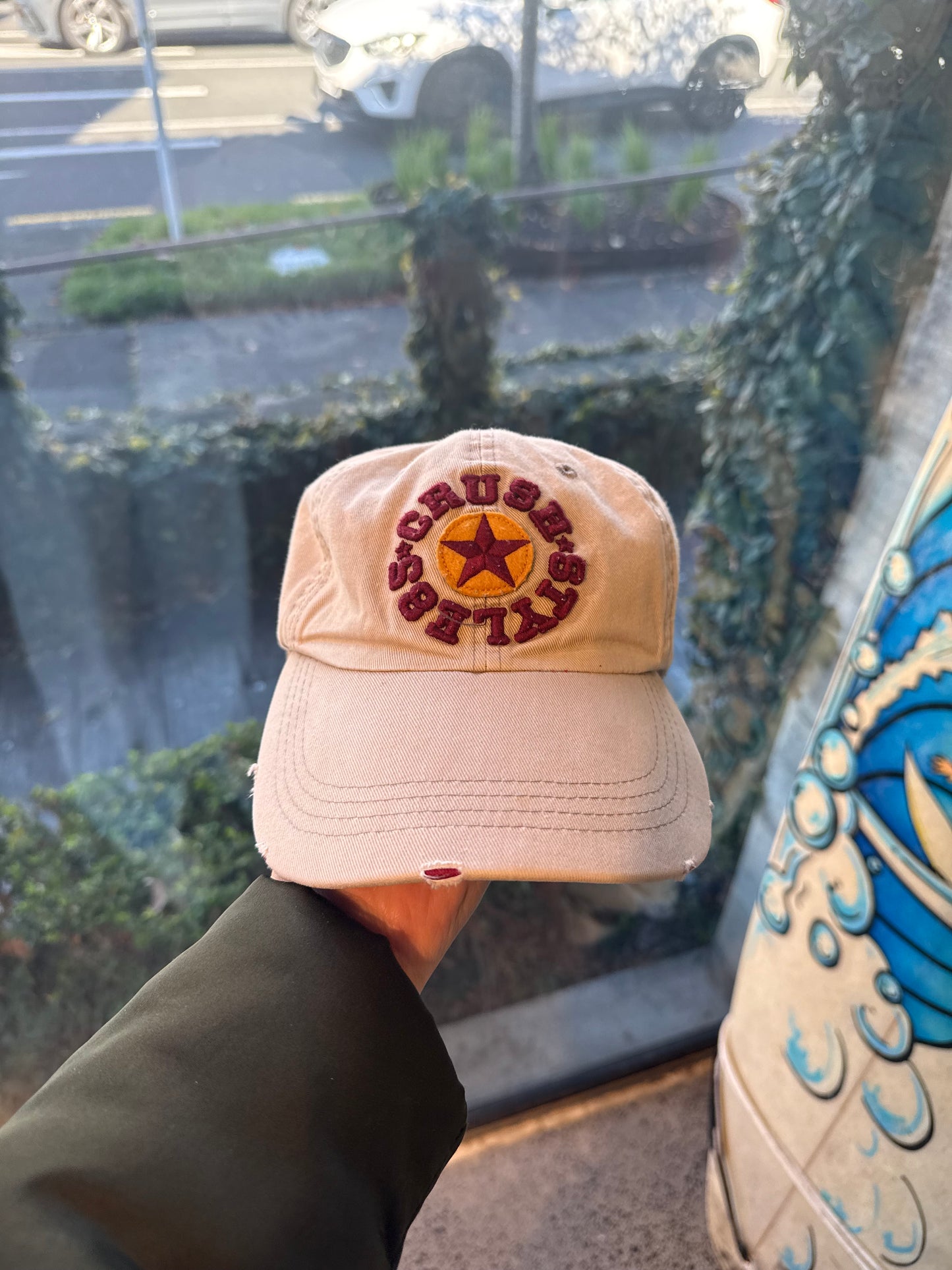 Beige Crush Style Cap