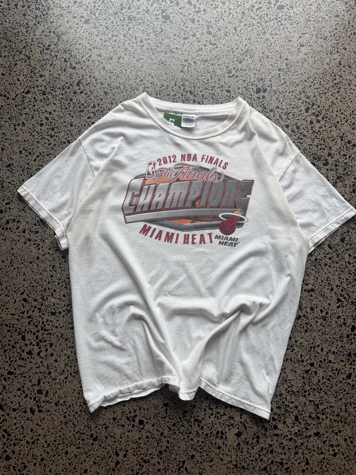 2012 NBA Finals Miami Heat Graphic Tee - L