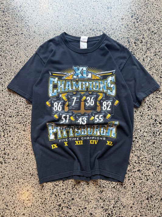 2000's Pittsburgh Steelers Super Bowl Championship T-Shirt - M