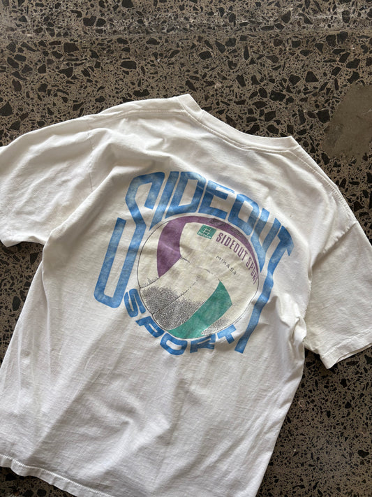 90's 'Sideout' Volley Ball T-shirt - XL