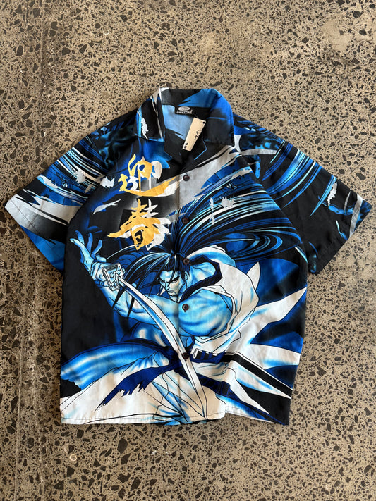 OxyZone Japanese Graphic Button up Shirt - M