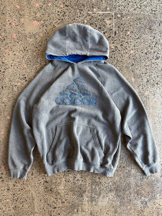 y2k Logo Graphic Adidas Hoody - M