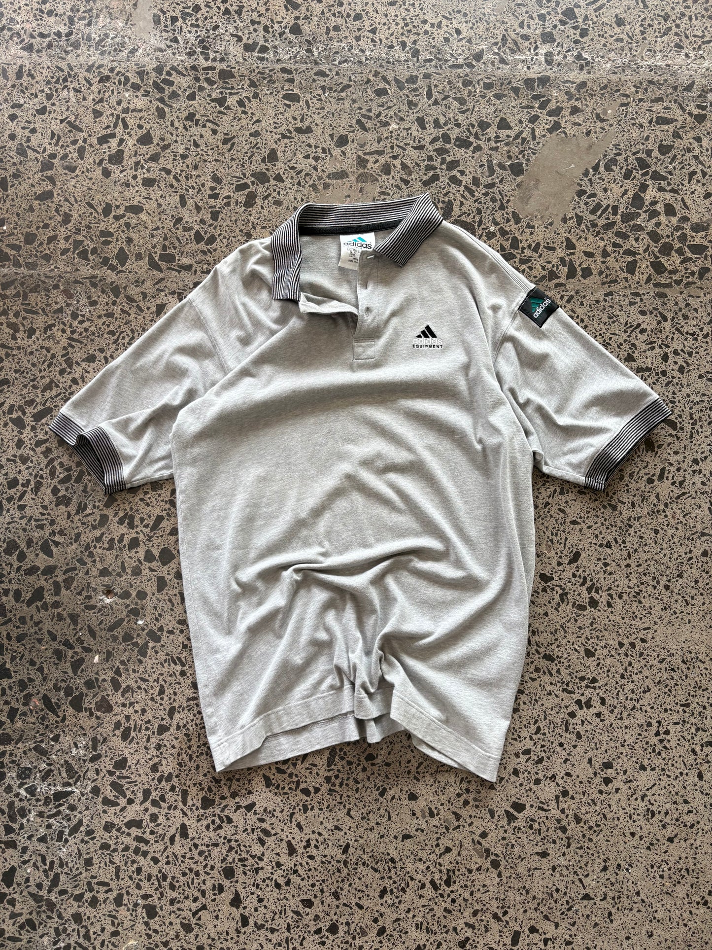 90's Adidas Polo Shirt - XL