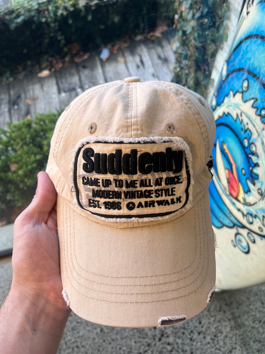 Beige 'Suddenly' Cap