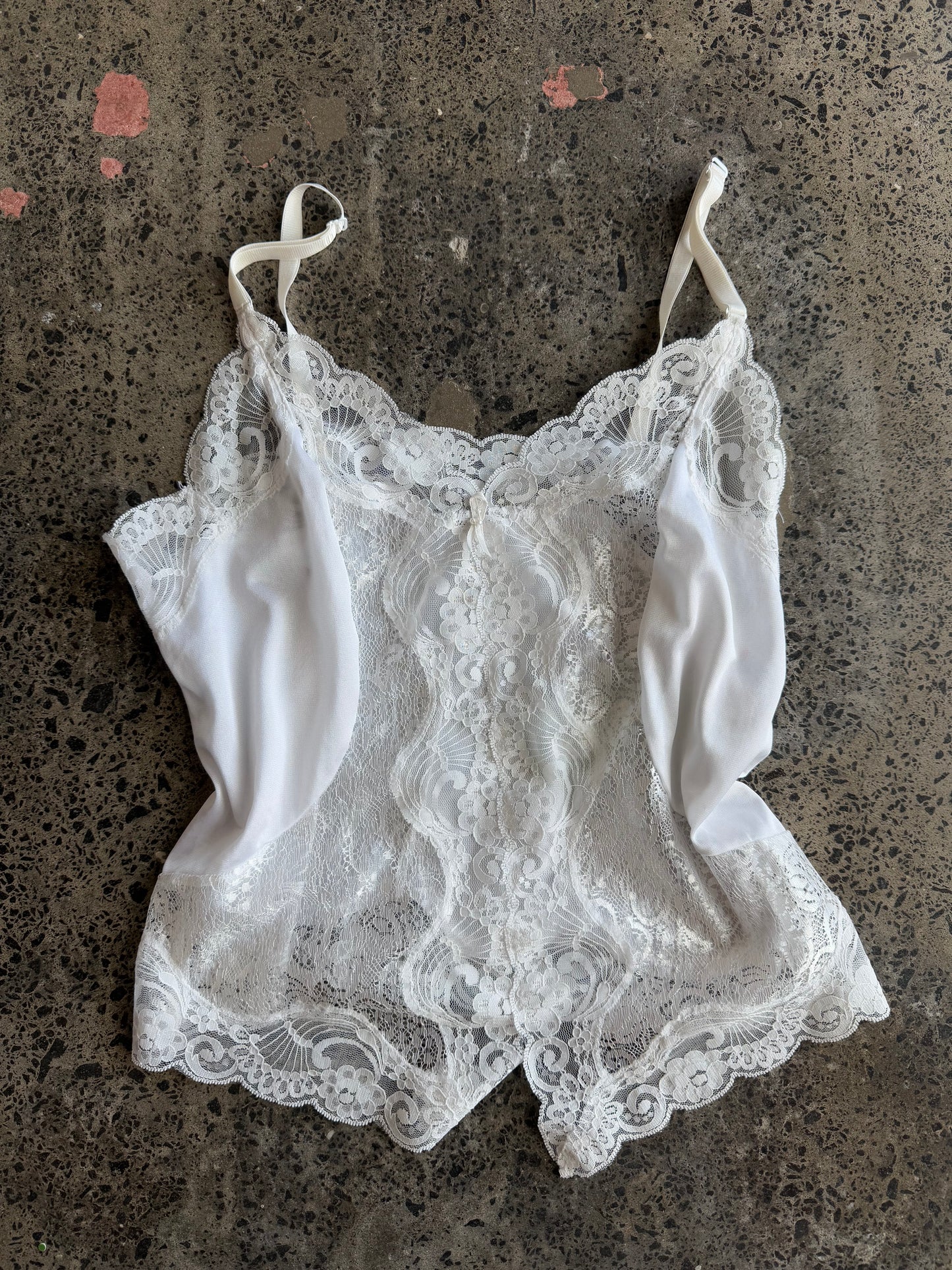 White Lace Cami - S