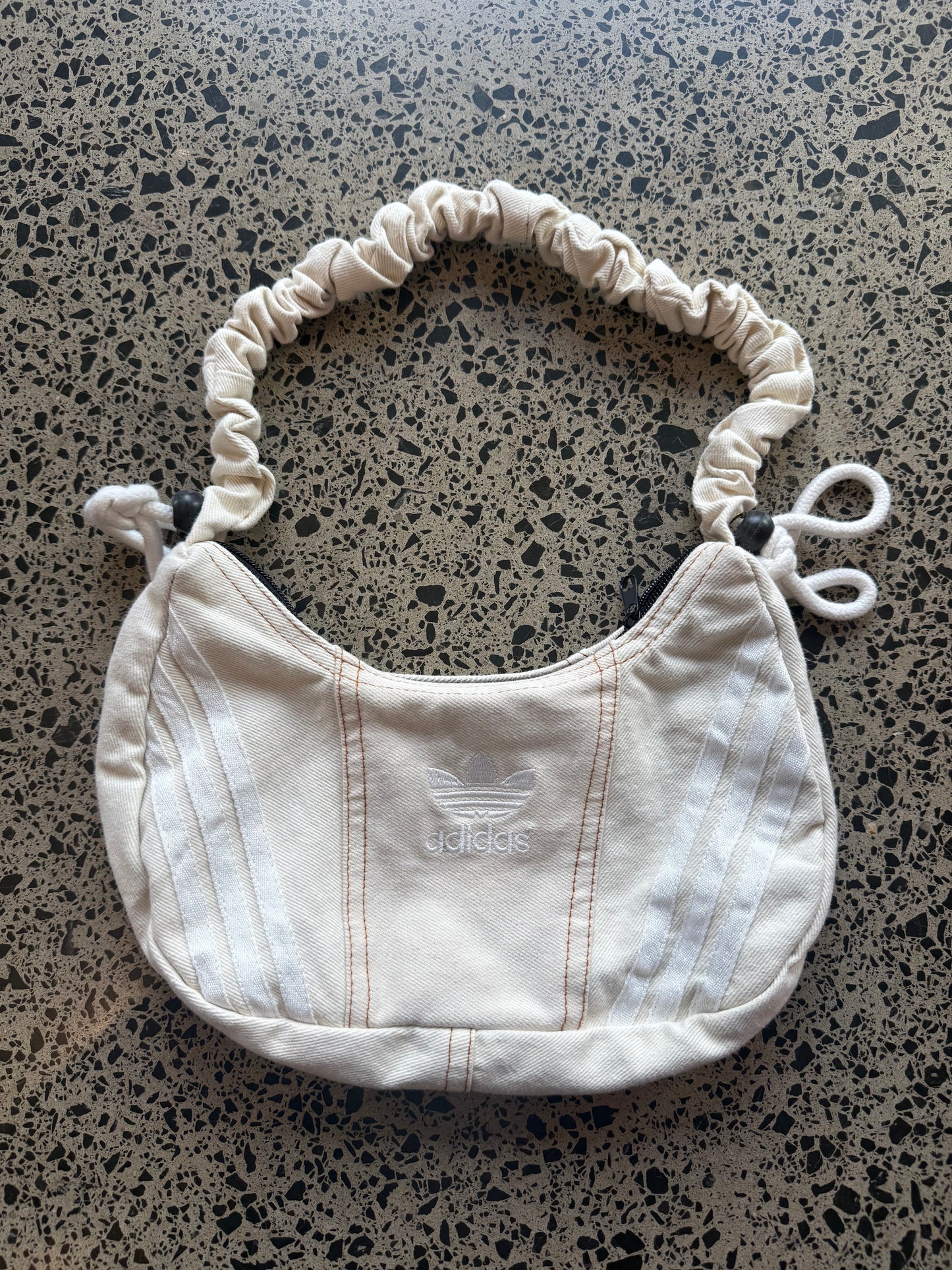 Cream Adidas Rework Shoulder Bag