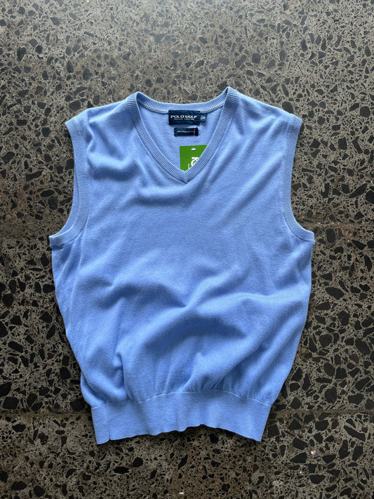 Light Blue Ralph Lauren Polo Knit - Small